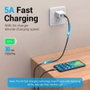 Vention Cable Magnético USB 2.0 CQNHD con Fichas Intercambiables USB-C y Micro USB, Gris Metalizado